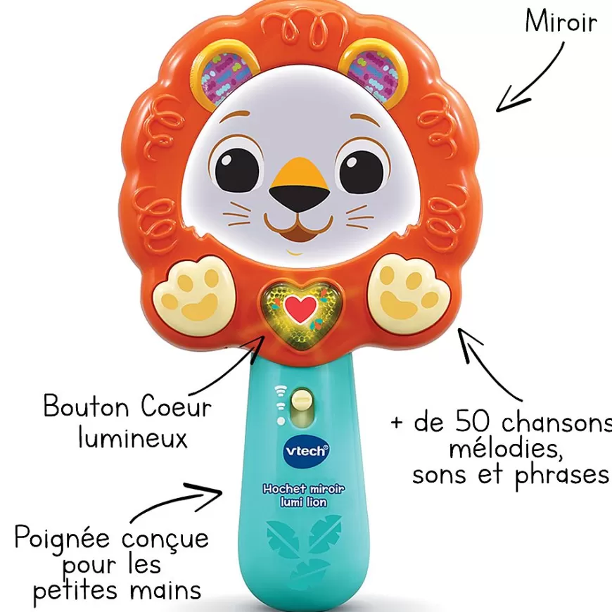 Hochet Miroir Lumi Lion-VTech Baby Outlet