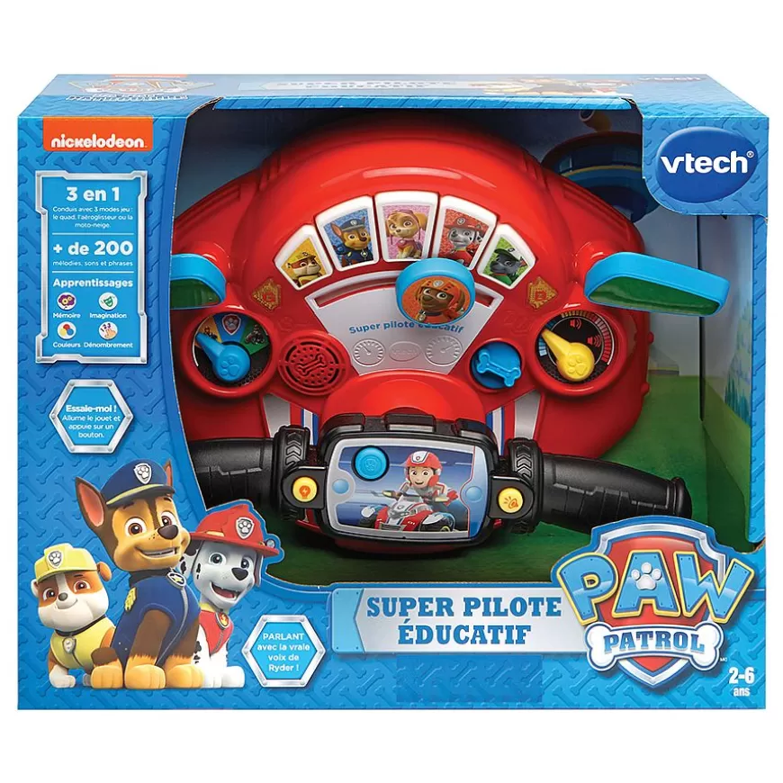 Jouet Pat'Patrouille Guidon Super Pilote Interactif-VTech Discount