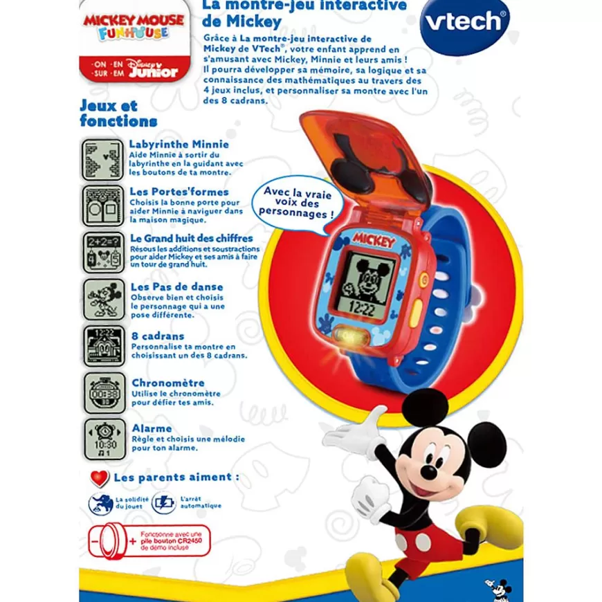 La Montre-Jeu Interactive De Mickey-VTech Clearance