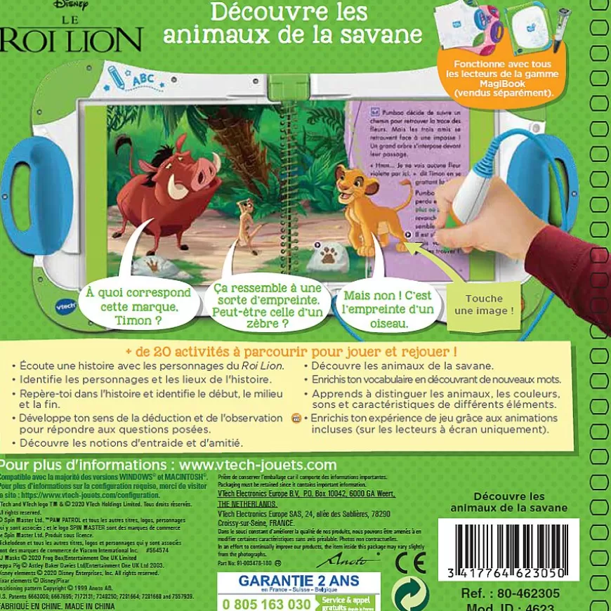 Le Roi Lion - Decouvre Les Animaux De La Savane-Magibook Best Sale