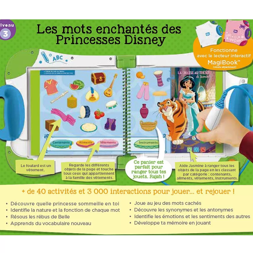 Les Mots Enchantes Des Princesses Disney-Magibook Clearance