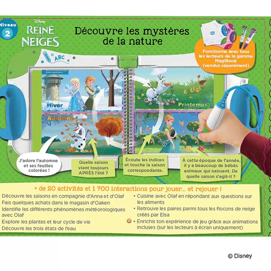 Livre Interactif Reine Des Neiges - Livre - Vtech-Magibook Cheap