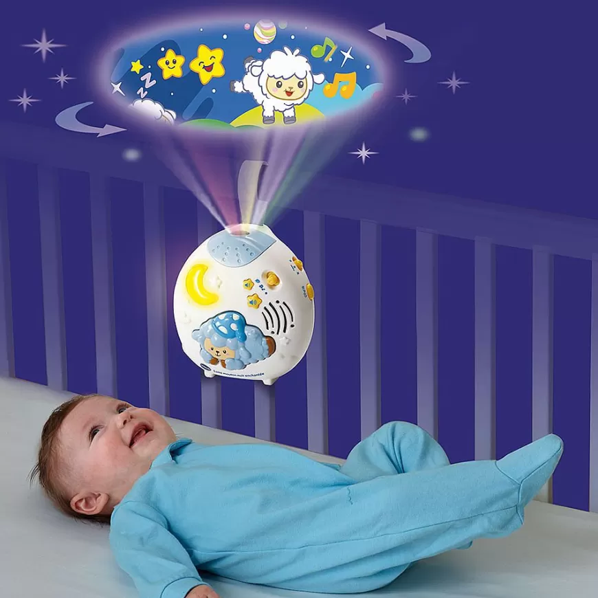 Lumi Mouton Nuit Enchantee Bleu - Veilleuse-VTech Baby Fashion