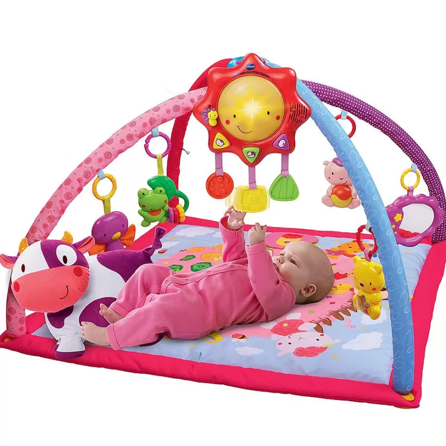 Lumi Tapis Des P'Tits Copains Rose - Tapis D'éveil-VTech Baby Fashion