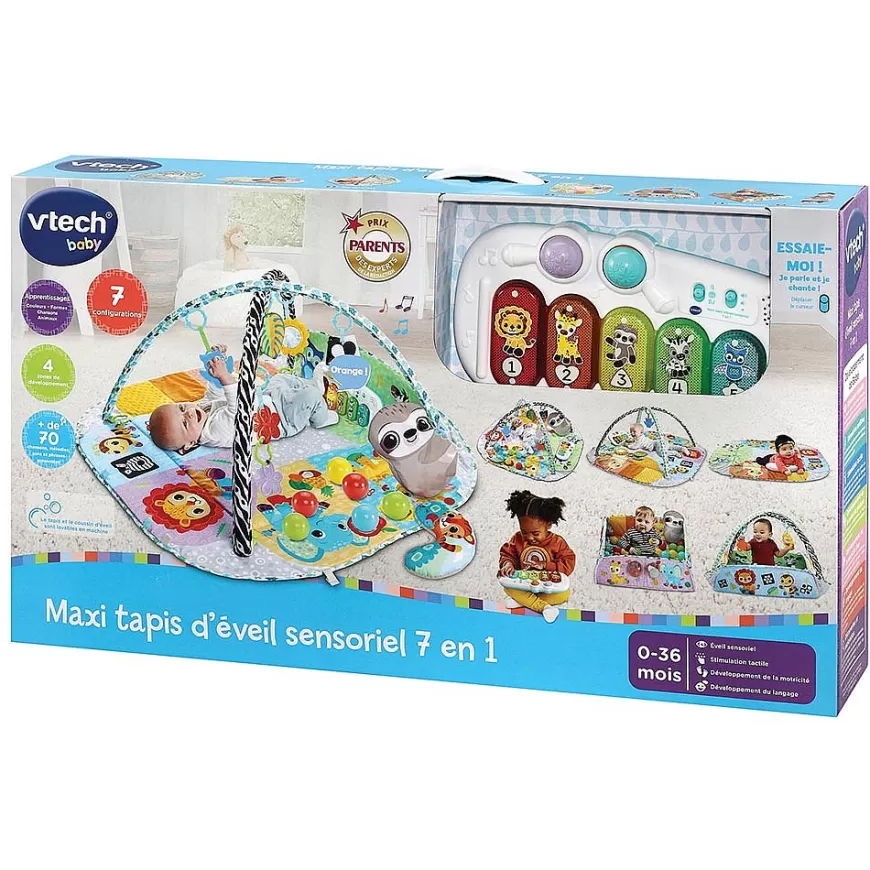 Maxi Tapis D'éveil Sensoriel 7 En 1-VTech Baby Best