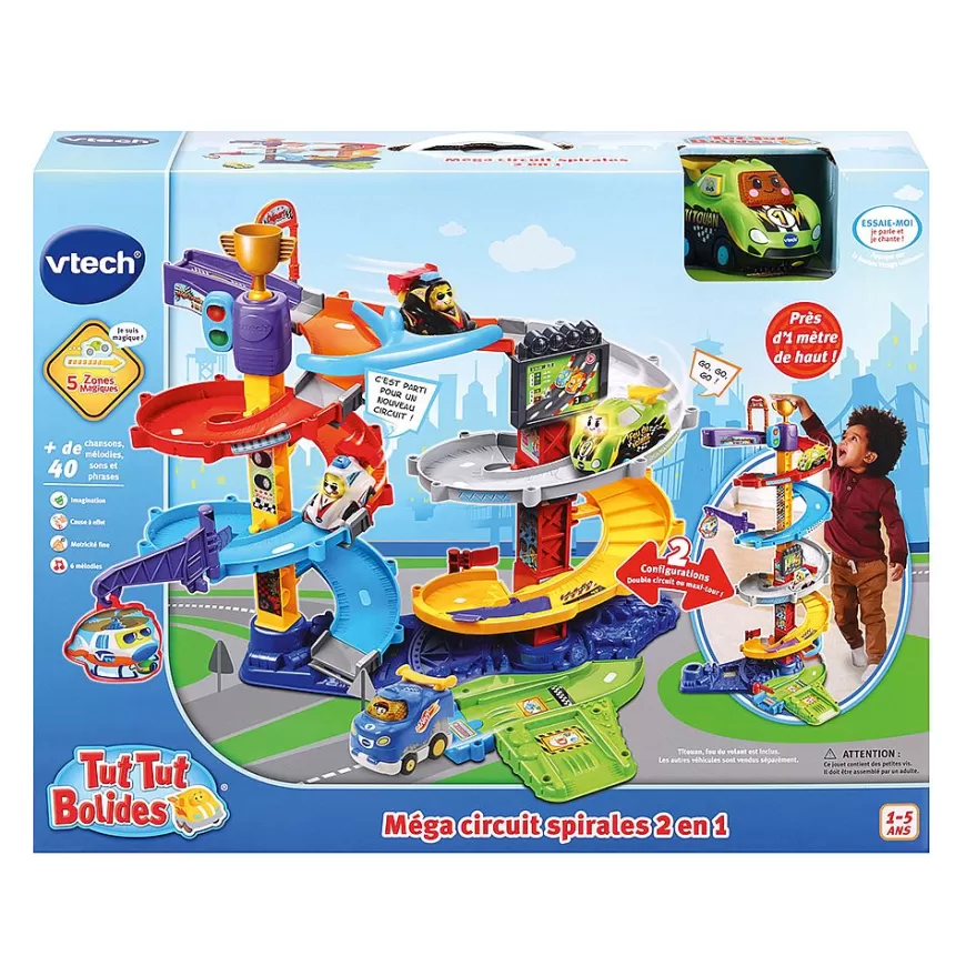 Mega Circuit Spirales 2 En 1 + Titouan, Fou Du Volant-Tut Tut Bolides Best Sale