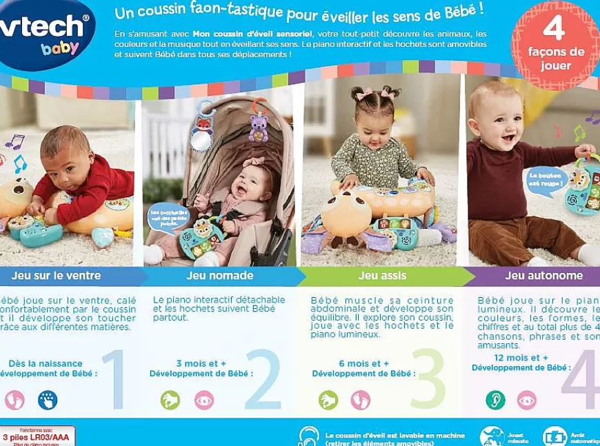 Mon Coussin D'éveil Sensoriel-VTech Baby Online