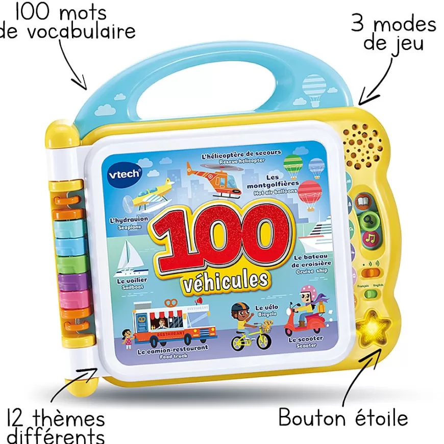 Mon Imagier Bilingue - 100 Véhicules-VTech Baby Best