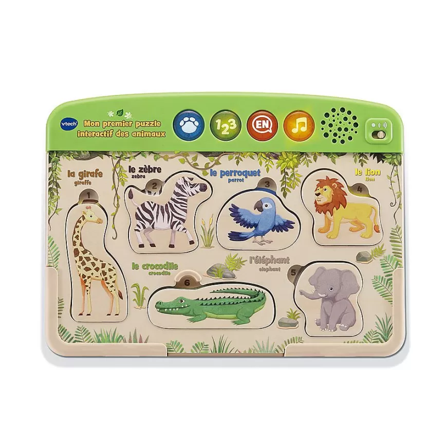 Mon Premier Puzzle Interactif Des Animaux-VTech New