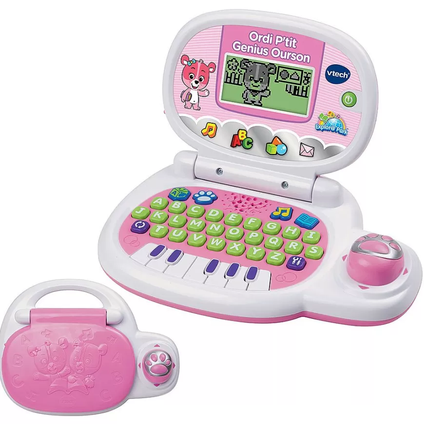 Ordinateur Enfant P'Tit Genius Ourson Rose-VTech Shop