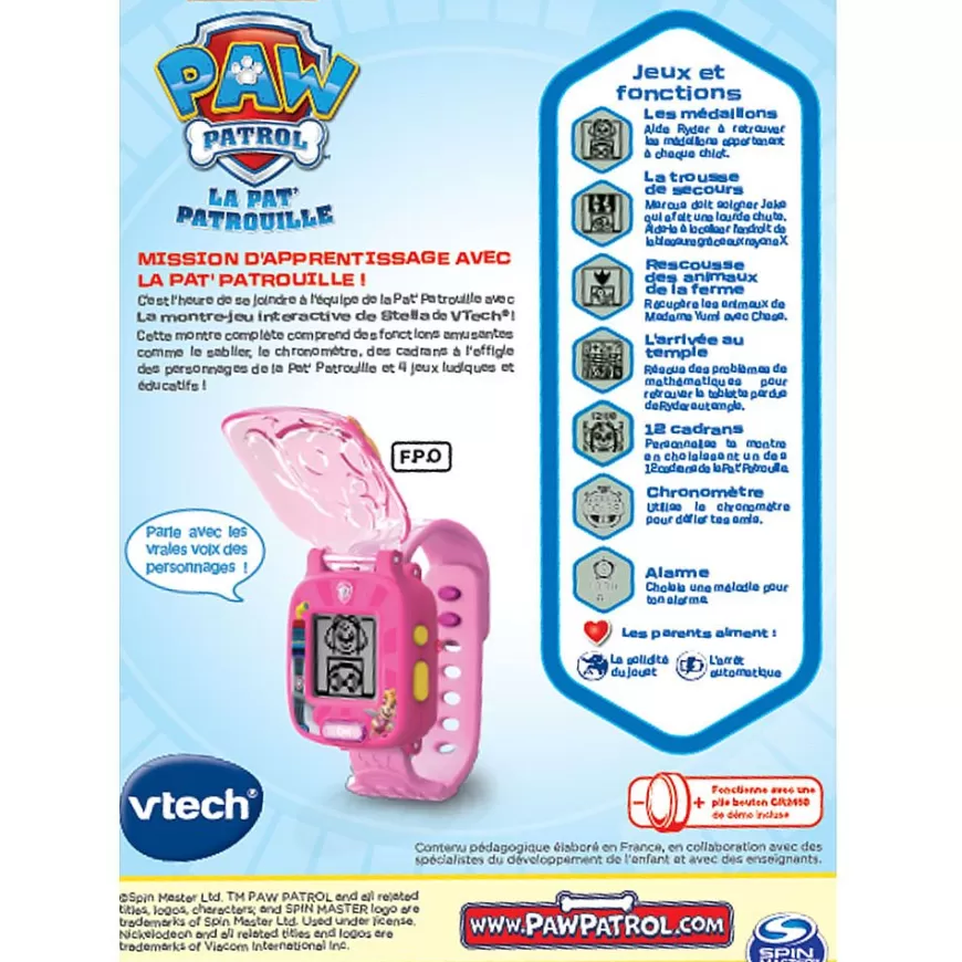 Pat Patrouille - La Montre-Jeu Interactive De Stella-VTech Best