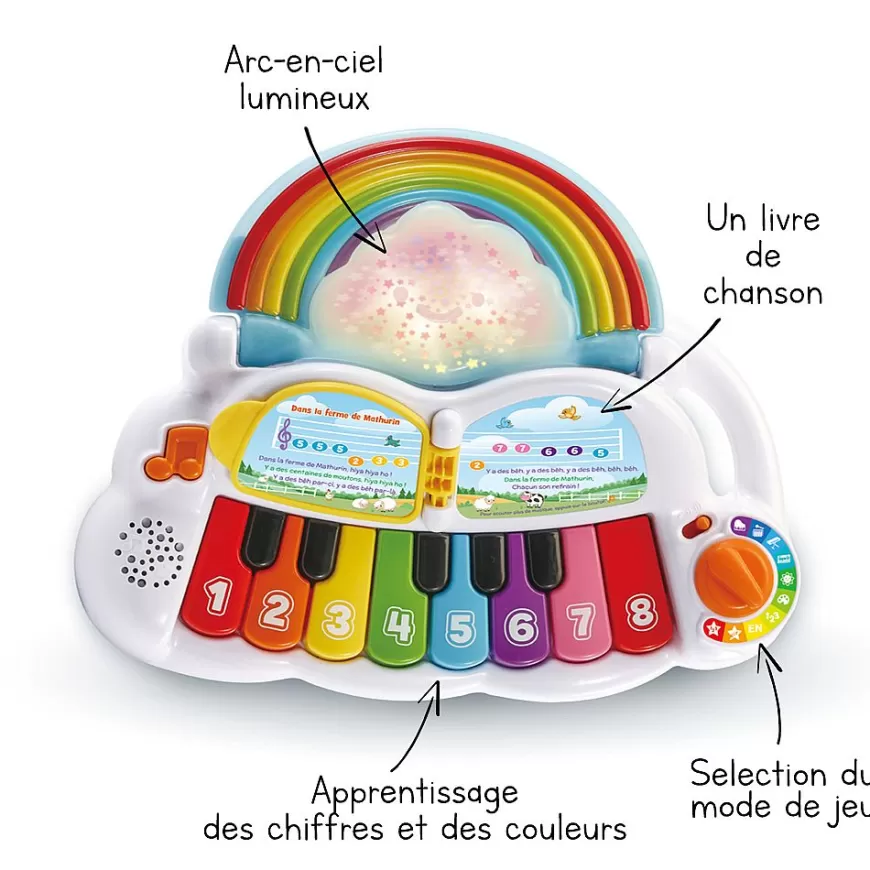 Piano Arc En Ciel Lumi Magique - Piano Pour Bébé-VTech Baby Sale