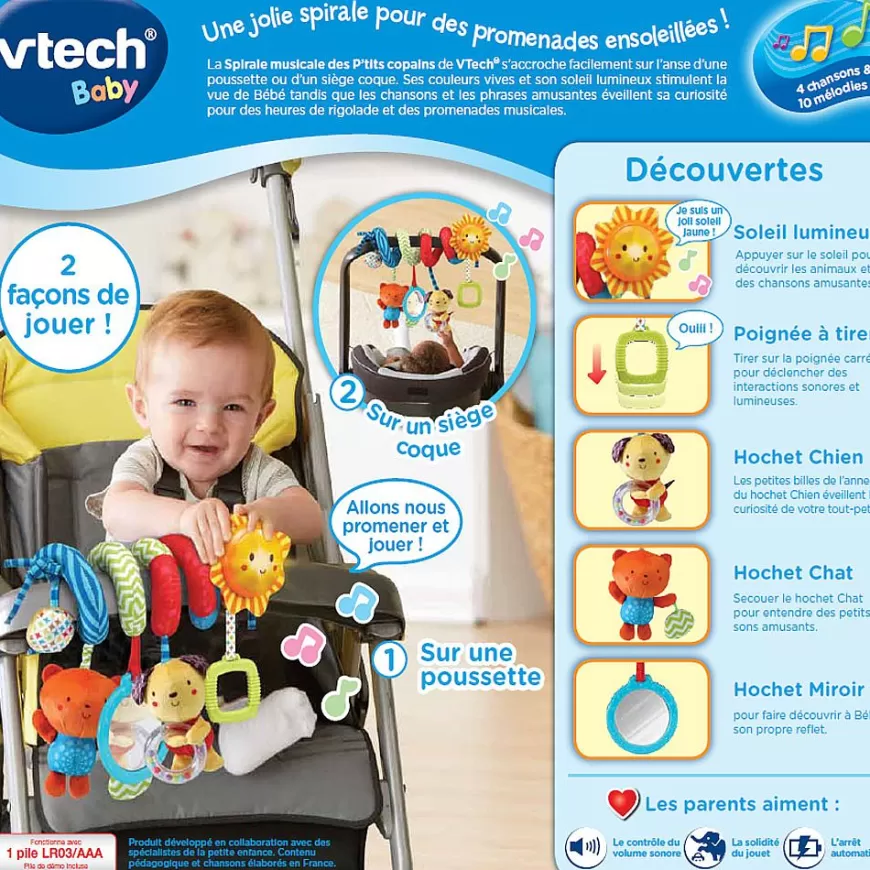 Spirale Musicale Des P'Tits Copains - Hochet-VTech Baby New