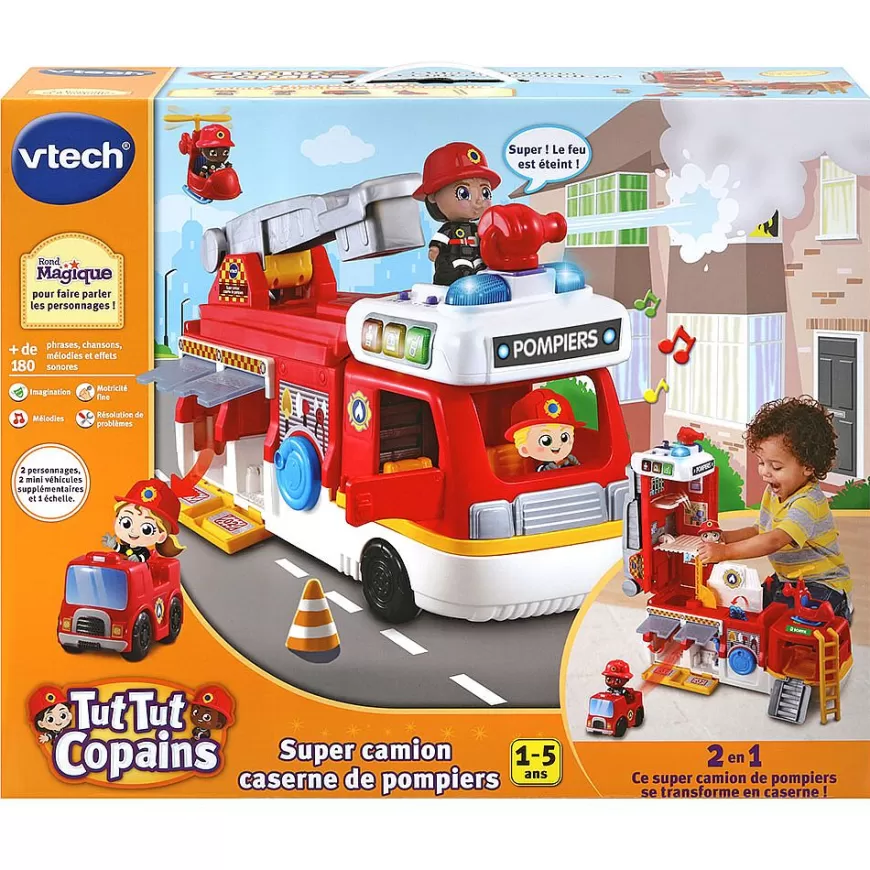 Super Camion Caserne De Pompiers - -Tut Tut Copains Flash Sale