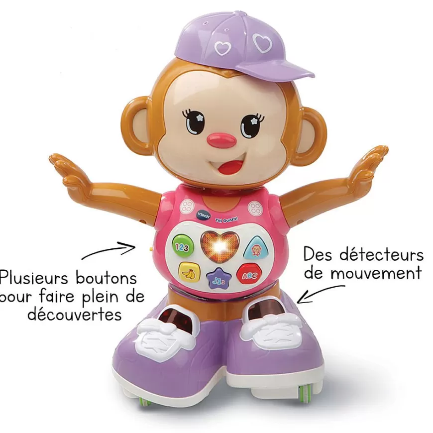 Titi Ouistiti Rose - Petit Singe Interactif-VTech Baby Fashion