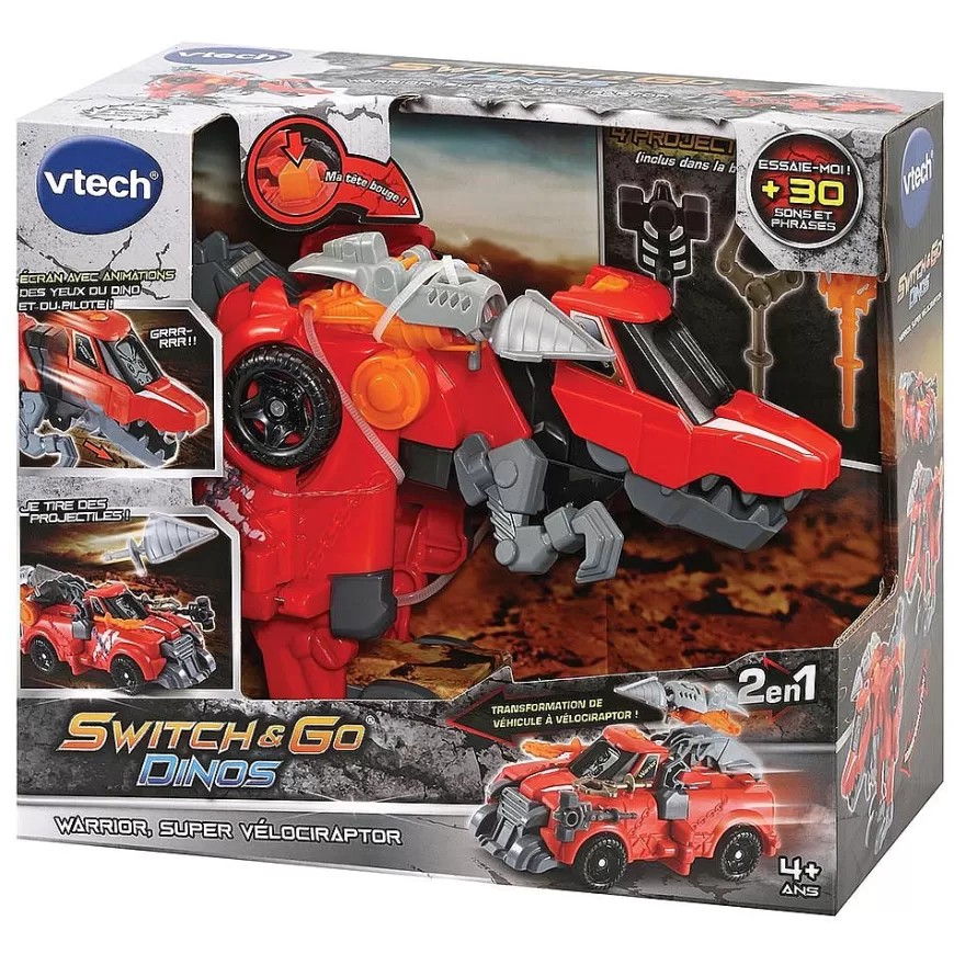 Warrior, Super Velociraptor-Switch & Go Dinos Cheap